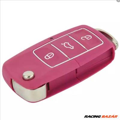Skoda 3 gombos kulcsház több színben