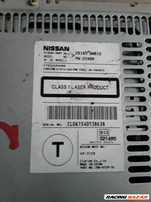 Nissan Almera N16 CD tár Gyári 2. kép