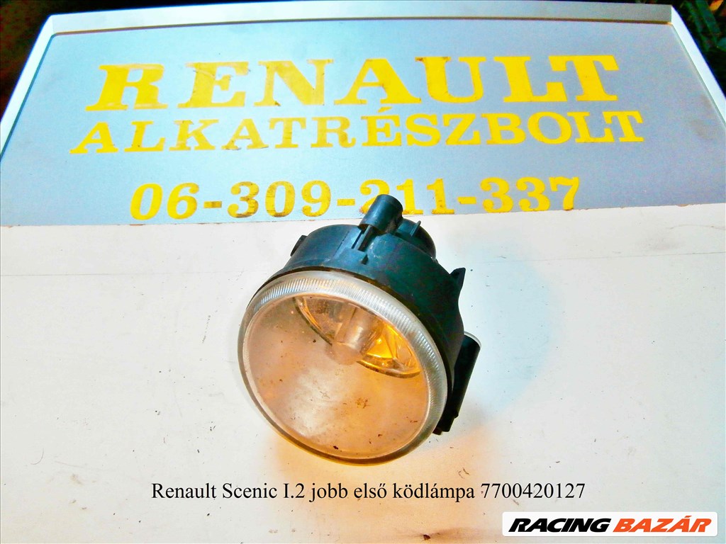 Renault Scenic I/2 jobb első ködlámpa  7700420127 1. kép