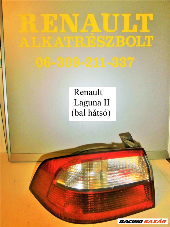Renault Laguna II bal hátsó lámpa 1. kép