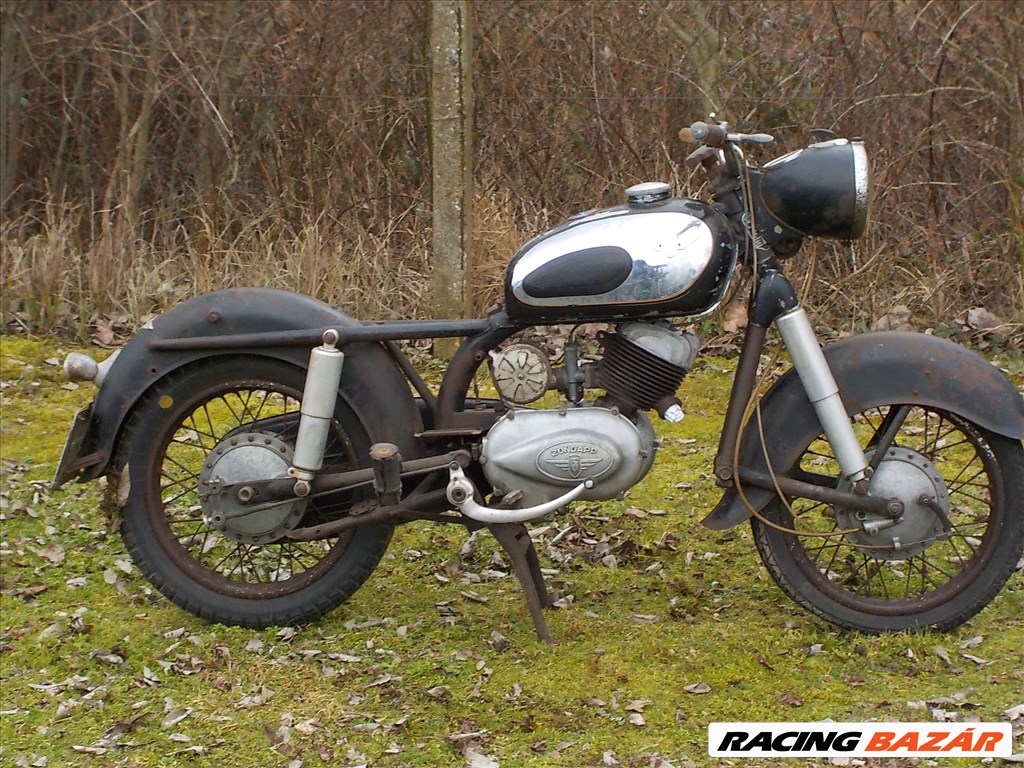 ZÜNDAPP 175 TROPHY,MAGYAR SZÜRKE FORGALMIS-RÉGI RENDSZÁMOS MKP. HIÁNYOSAN ELADÓ 62. kép