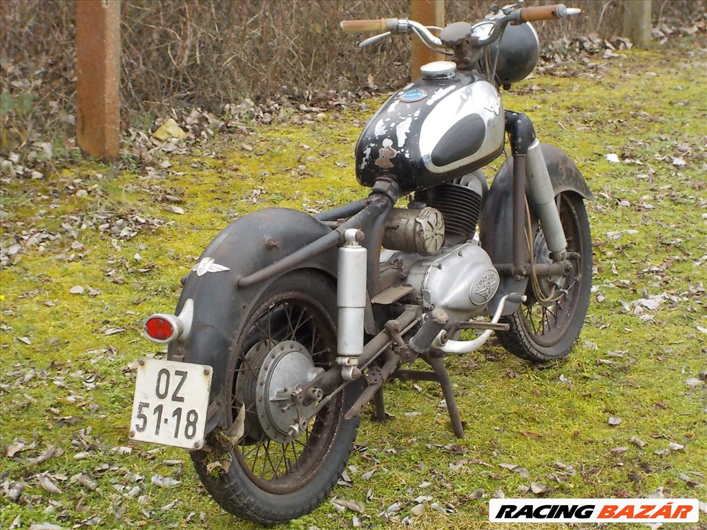 ZÜNDAPP 175 TROPHY,MAGYAR SZÜRKE FORGALMIS-RÉGI RENDSZÁMOS MKP. HIÁNYOSAN ELADÓ 63. kép