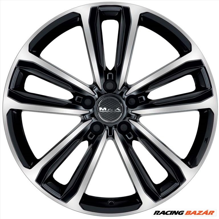 R15 5x114,3 (66,1) Original MAK MAGMA BLACK MIRROR DIAMONDCUT 6J ET40 / 6x15 új alufelni szett 2. kép