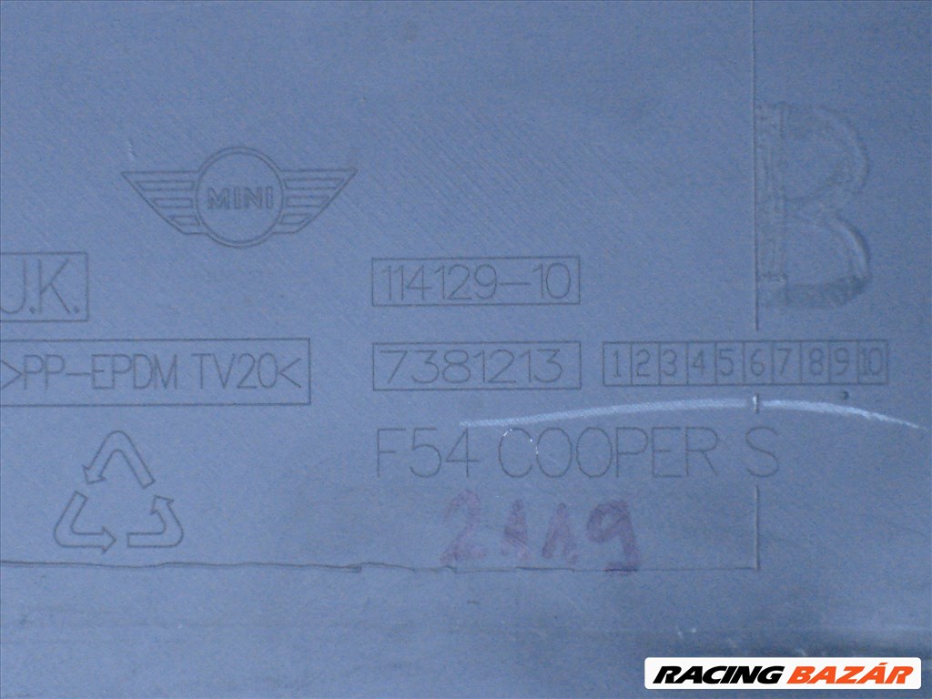 Mini Cooper S F54 radaros hátsó lökhárító 7381213 2015-től 5. kép