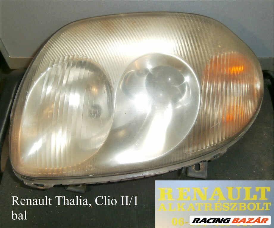 Renault Thalia, Clio II/1 bal projektoros fényszóró  1. kép