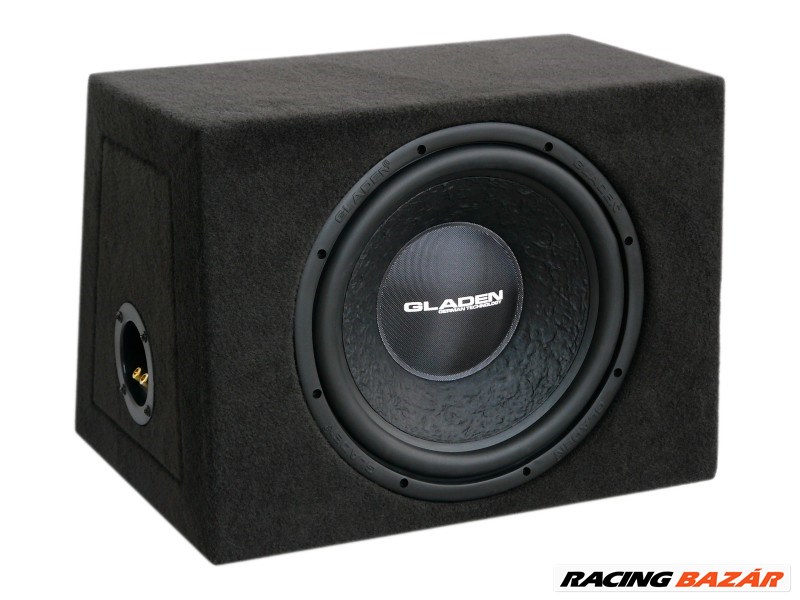 Gladen Audio RS 12 ZD autóhifi subwoofer zárt ládában 1. kép