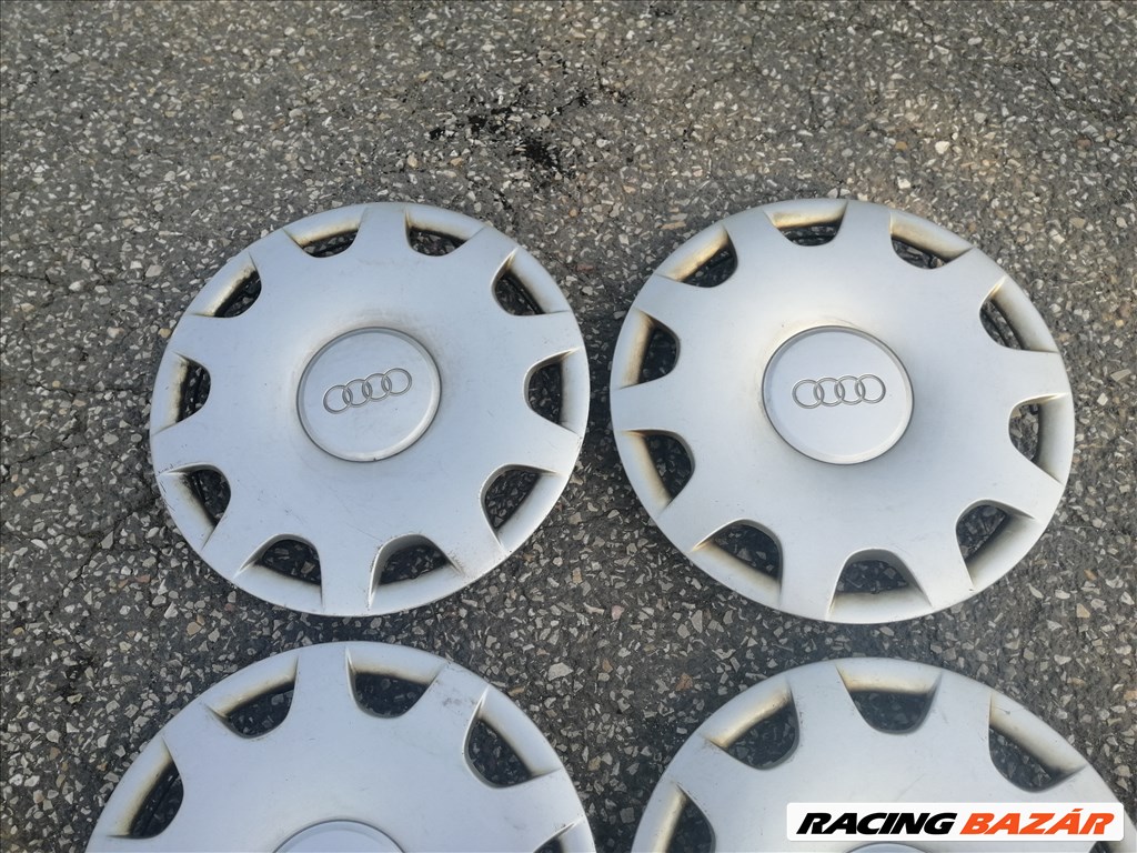 Audi A4, A6, A8 15" gyári dísztárcsa szett eladó! 4A0601147A 3. kép