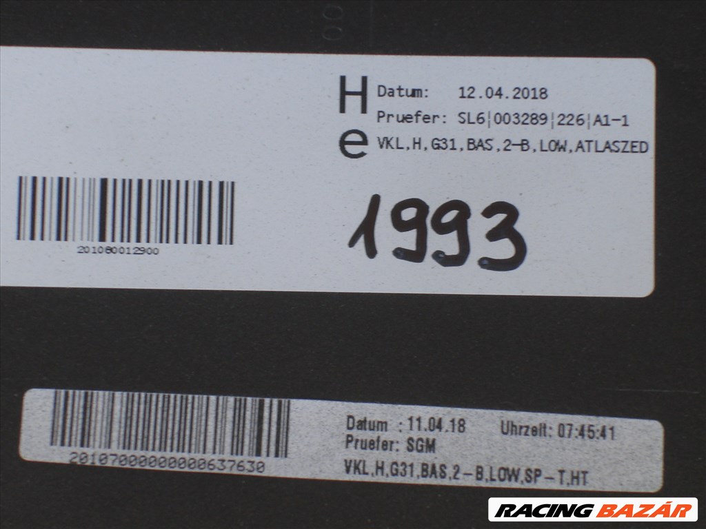 BMW 5-ös G31 6 radaros hátsó lökhárító 51127387307 2017-től 5. kép