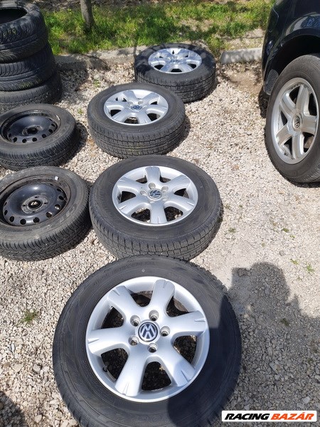 Vw T5/T6 5x120-as 16" újszerű (gyári felni) alufelni,  215/65 újszerű Hankook téli gumi nxx 1. kép