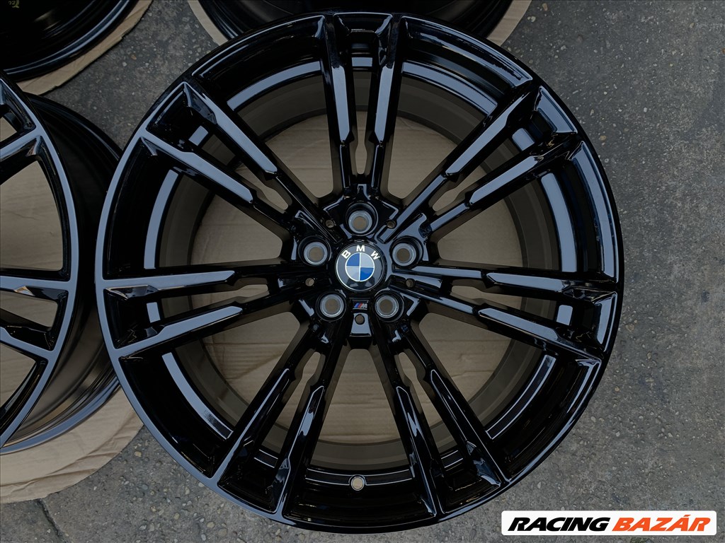 4db gyári 20" BMW M5 F90 Styling 706M Jet Black új alufelni. (2504) 2. kép