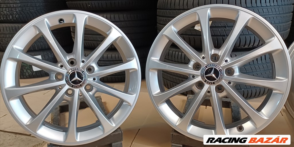 Gyári Mercedes W177 A B CLA klasse alufelnik 5x112 6,5x17 ET44 4db 4. kép