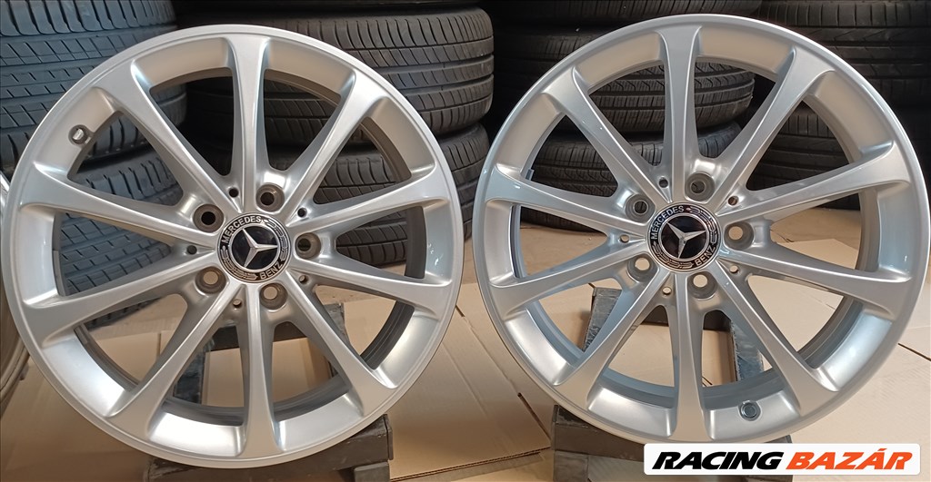 Gyári Mercedes W177 A B CLA klasse alufelnik 5x112 6,5x17 ET44 4db 5. kép