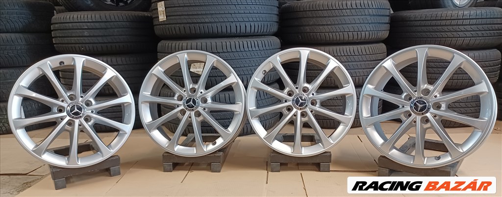 Gyári Mercedes W177 A B CLA klasse alufelnik 5x112 6,5x17 ET44 4db 6. kép