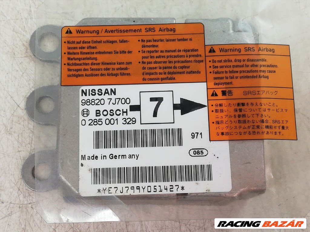 Nissan Primera I Légzsák Elektronika #3076 988207j700 0285001329 1. kép