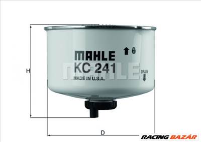 MAHLE ORIGINAL kc241d Üzemanyagszűrő - LAND ROVER