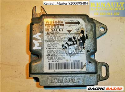 Renault Master 8200098404 légzsák indító elektronika 
