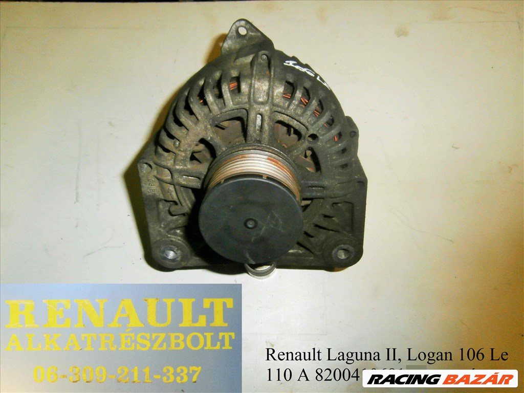 Renault Laguna II (106Le) (110A) 8200410681 generátor  1. kép