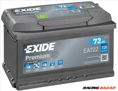 EXIDE _EA722 Akkumulátor - BMW, FORD, OPEL, AUDI, VOLKSWAGEN, VAUXHALL, SEAT