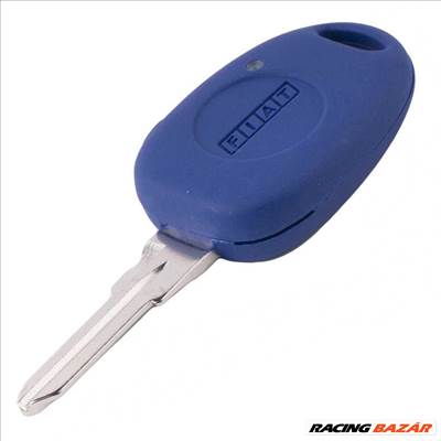 Fiat kulcsház 1 gombos kék