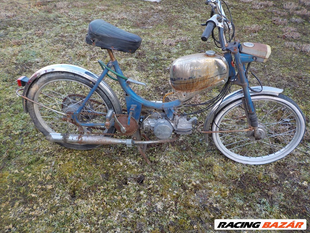 SACHS 504  ALPA STACO TIPUSÚ,SVÁJCI,2 SEBESSÉGES-KÉZIVÁLTÓS OLDTIMER KISMOTOR ELADÓ 2. kép