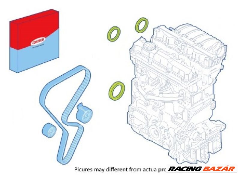 CORTECO 289066 Szimmering készlet, motor - RENAULT 1. kép