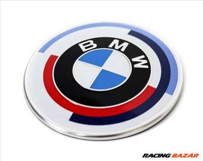 Gyári BMW 50 Yahre 82mm-es csomagtartó embléma 51148087189