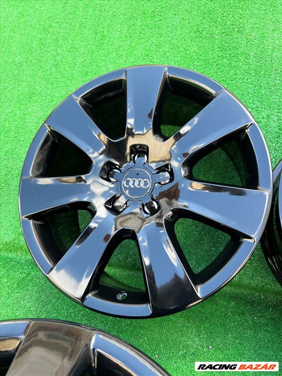 R18 5x112 Original Audi 8J ET28 OEM 4H0601025D Black Mirror / 8x18 gyári alufelnik, felnik 2. kép