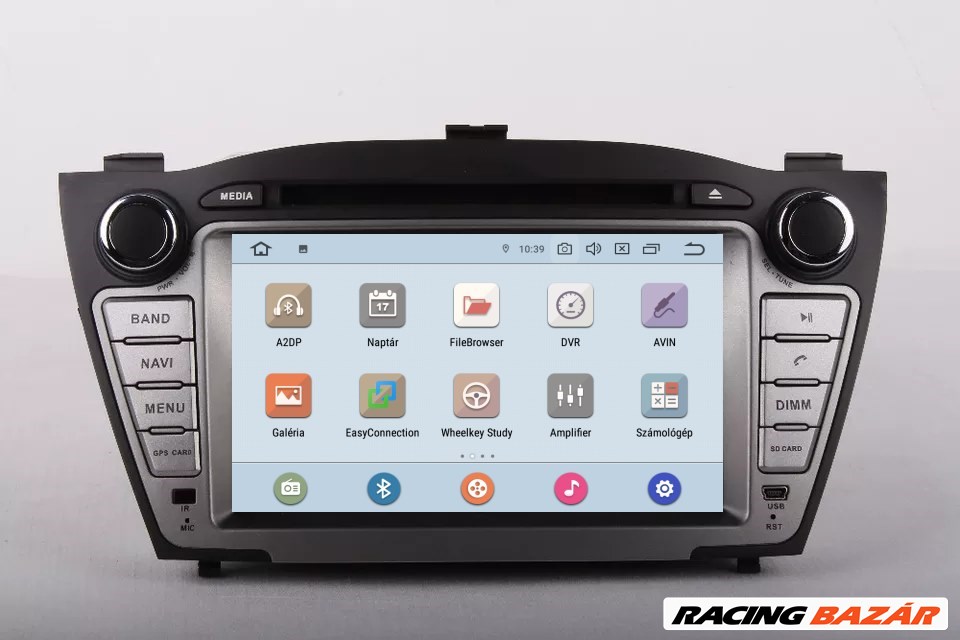 Hyundai IX35 Android 10 Multimédia GPS Fejegység Tolatókamerával 3. kép