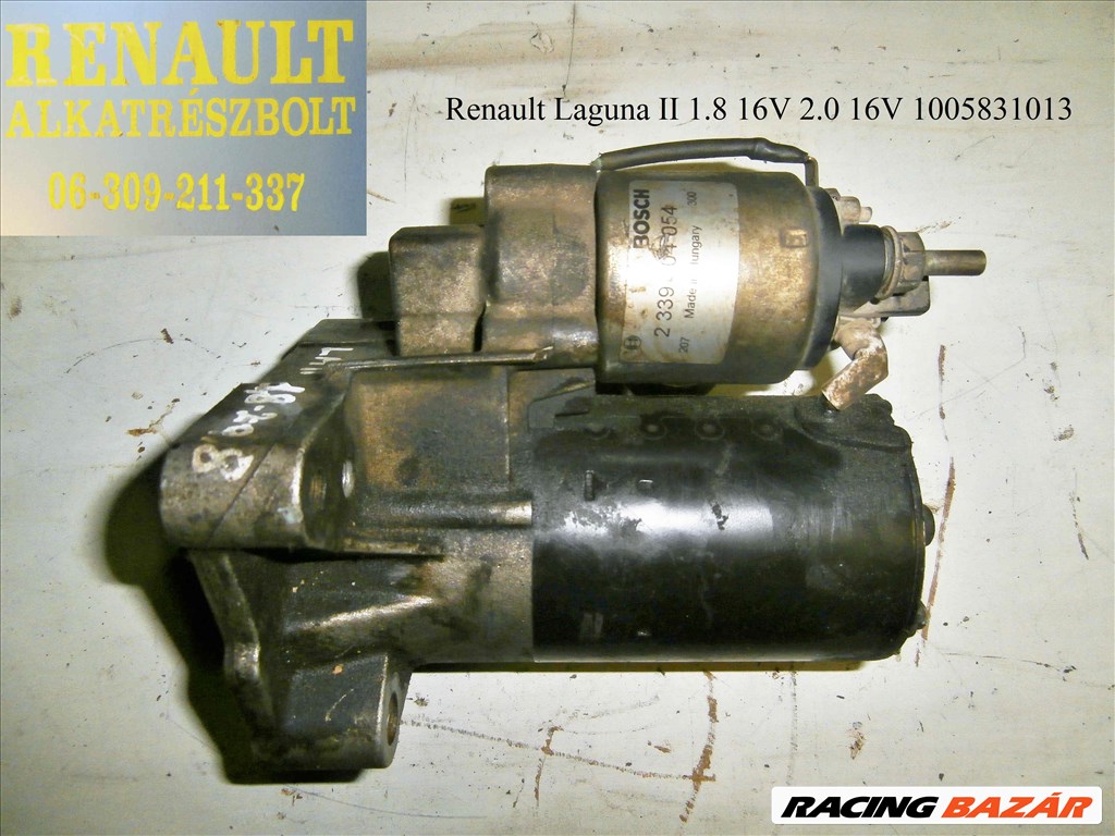 Renault 1.8 16V, 2.0 16V 1005831013 önindító motor  1. kép