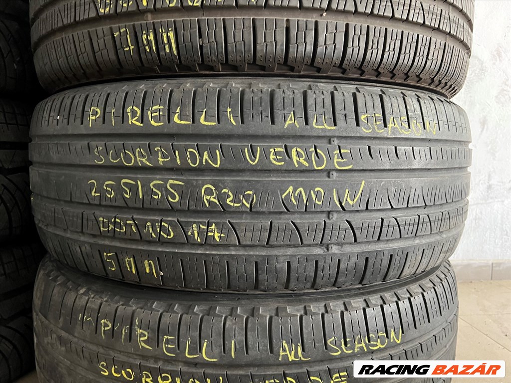 R20 255/55 Pirelli All Season Scorpion Verde 110W , 2x5MM DOT1017 1. kép