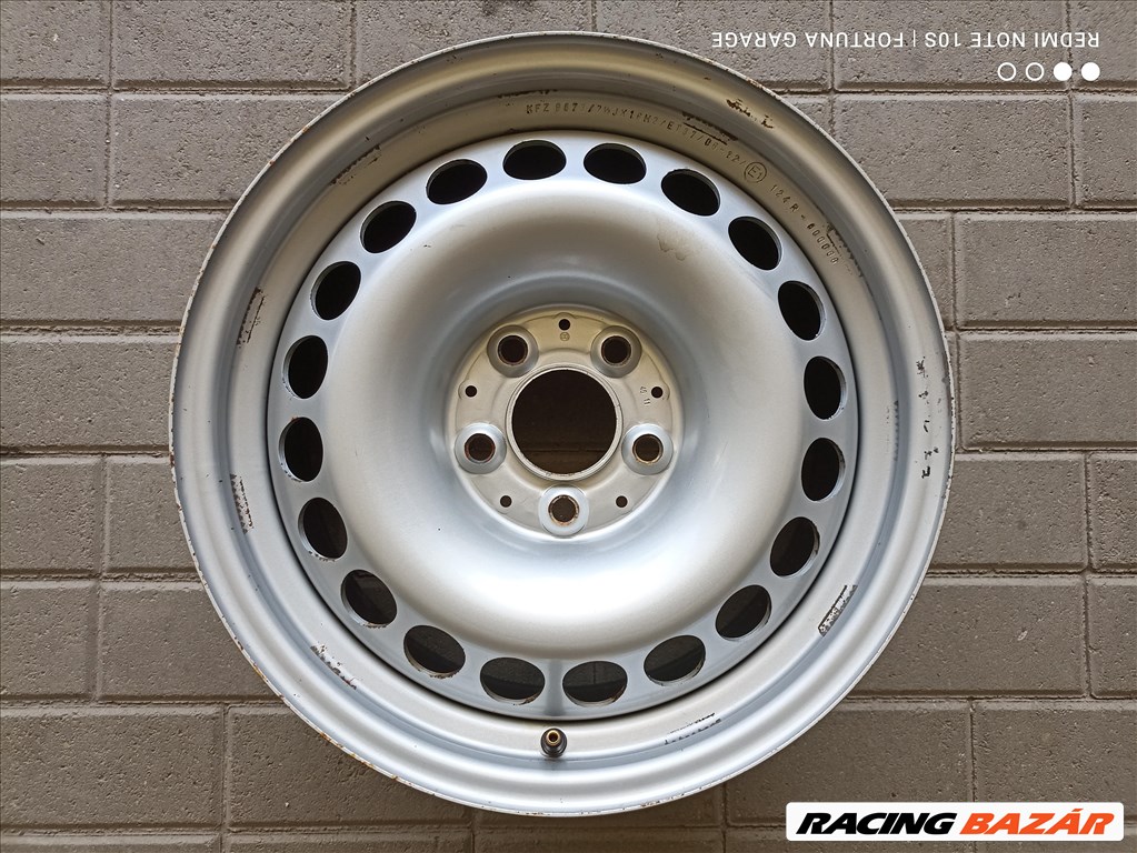 5x112 16" Audi használt lemezfelni garnitúra dísztárcsával (52) 5. kép