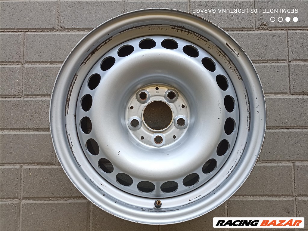 5x112 16" Audi használt lemezfelni garnitúra dísztárcsával (52) 6. kép