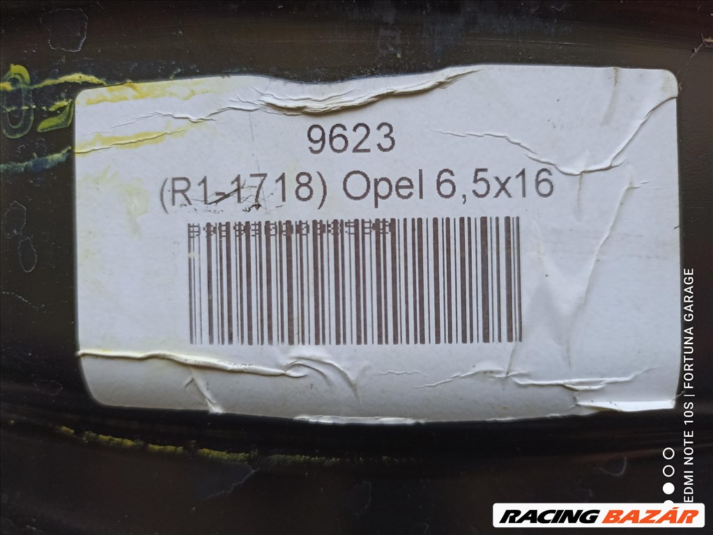 5x120 16" Opel Insignia használt acélfelni garnitúra (75) 7. kép