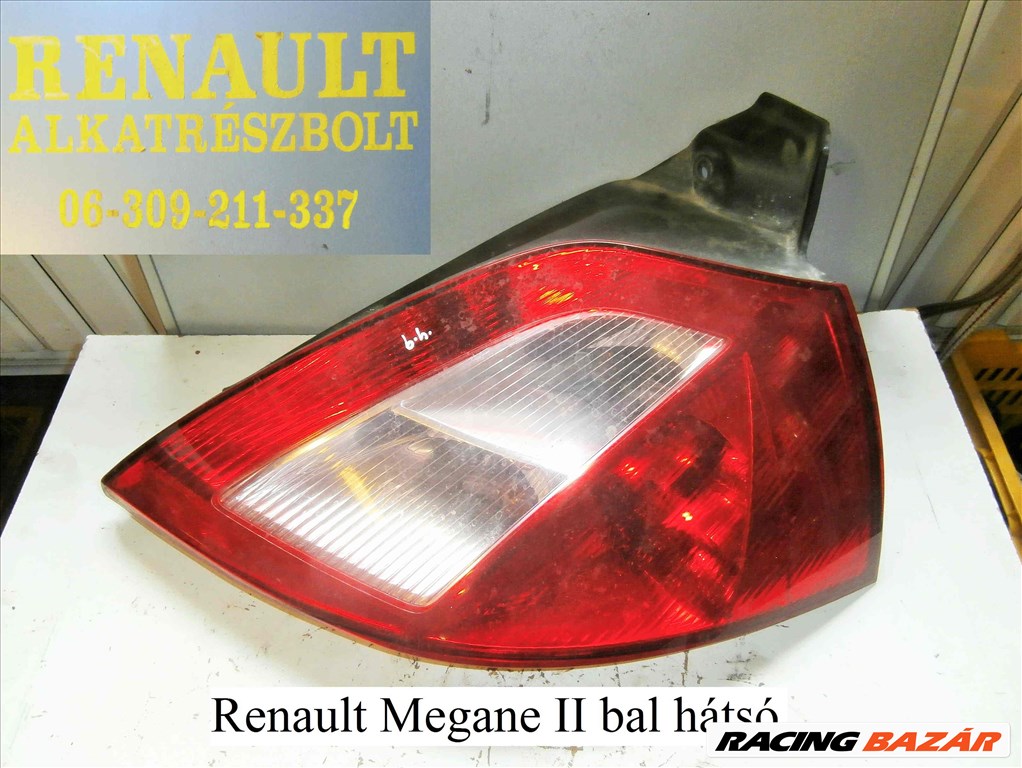 Renault Megane II bal hátsó lámpa 1. kép