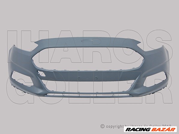 Ford Mondeo 2015-2019 - Első lökhárító alapozott, szenzor/FSZmosó jel. 1. kép