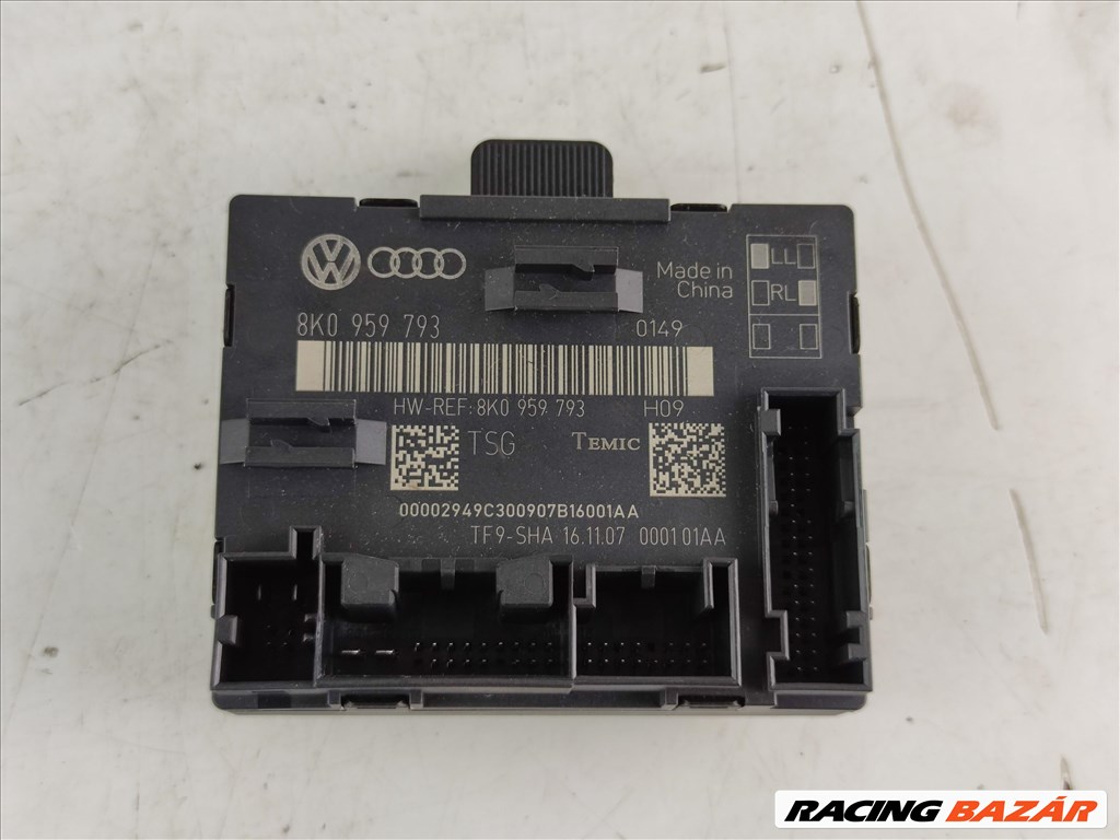 Audi A5 8T 2.7 TDI Ajtó vezérlő modul CAM  8k0959793 1. kép