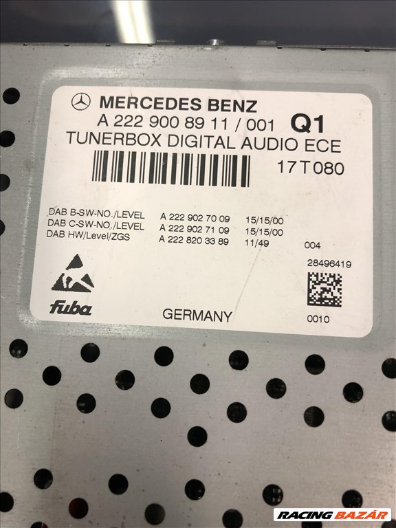 Mercedes Benz C,E,S class Digital audio modul a2229008911 3. kép