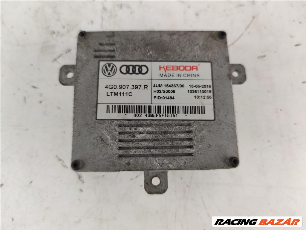 Audi A6 4G Fényszóró vezérlő modul  4g0907397r 1. kép