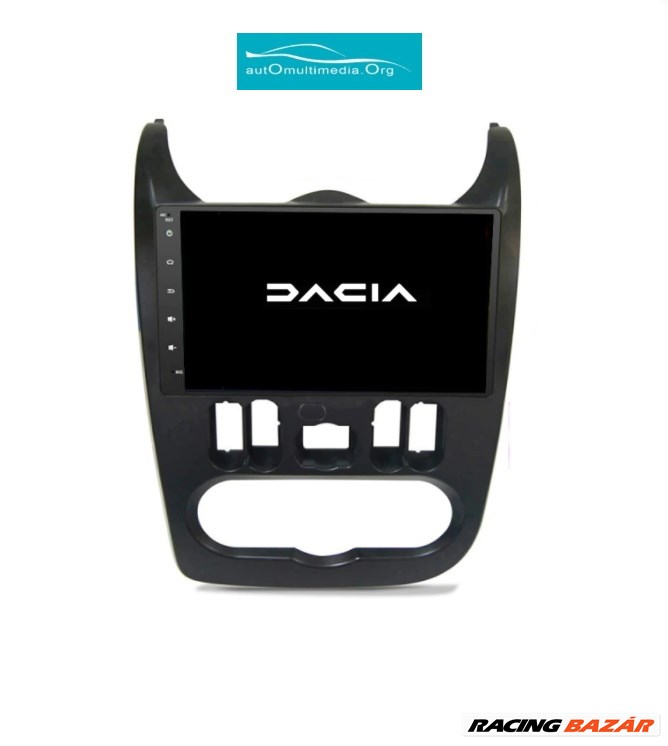Dacia Duster, Logan Android Multimédia GPS Navigációs Fejegység Rádió Tolatókamerával 1. kép