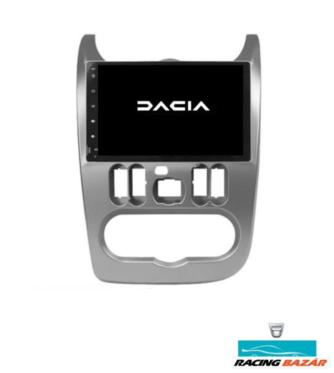 Dacia Duster, Logan Android Multimédia GPS Navigációs Fejegység Rádió Tolatókamerával 2. kép