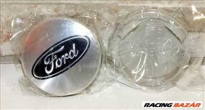 ÚJ Ford felni kupak ezüst + fekete logos 54.5mm