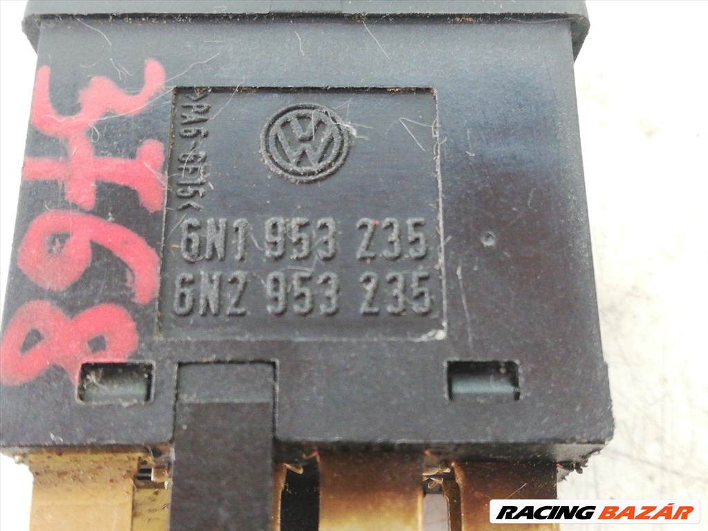   VW POLO Variant (6KV5) Vészvillogó Kapcsoló #3768 6n1953235 5. kép