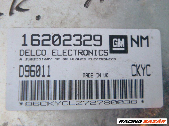 Opel Astra F 1,4,16 V X14XE motorvezérlő 16202329 NM 1. kép