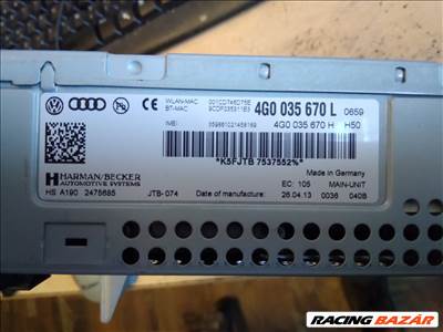 Audi A6 (C7 - 4G) Rádioerösitö 4go035053g 4g1035053g
