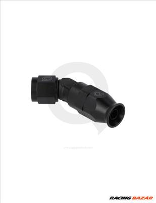 AN6 QSP PTFE 45 fokos csatlakozó (fekete)