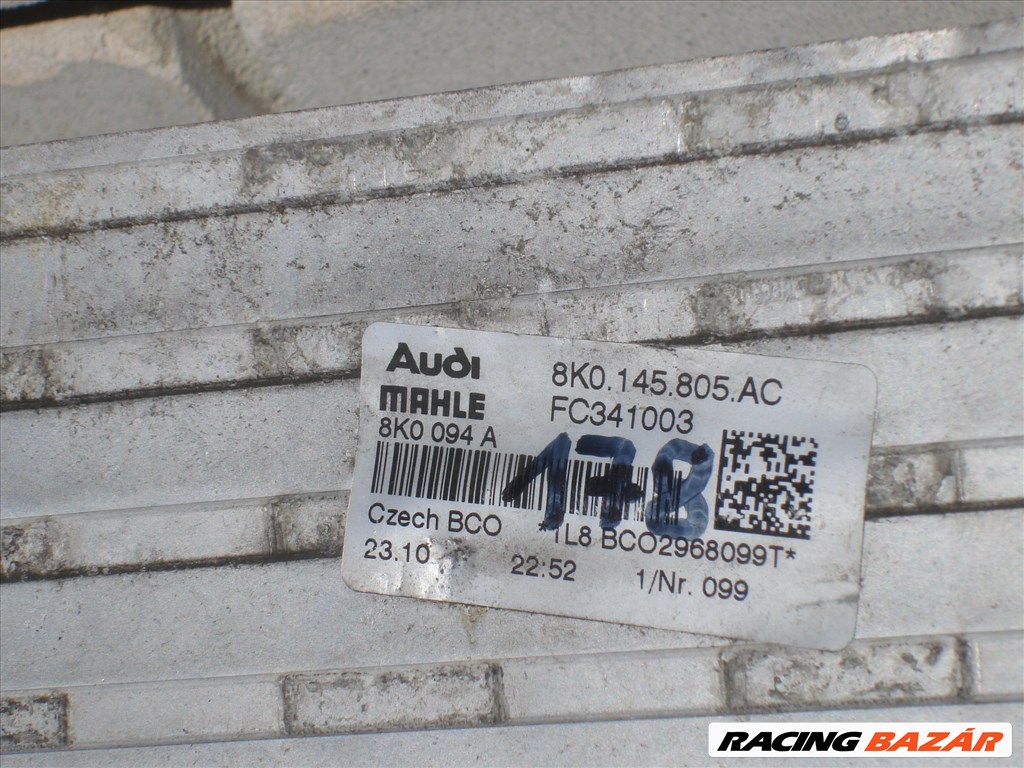 Audi A4 A5 A6 A7 Q5 Intercooler Hűtő 8K0145805AC 2010-től 5. kép
