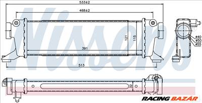 NISSENS 96782 Intercooler