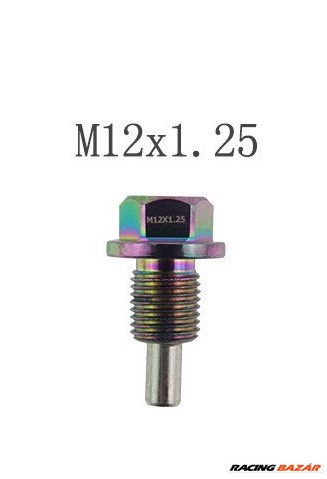 Mágneses olajleeresztő csavar M12x1.25 1. kép