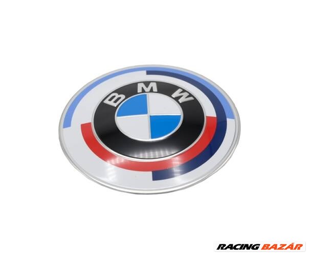 Gyári BMW 50 Yahre 82mm-es motorháztető - csomagtartó embléma 51148087194 1. kép