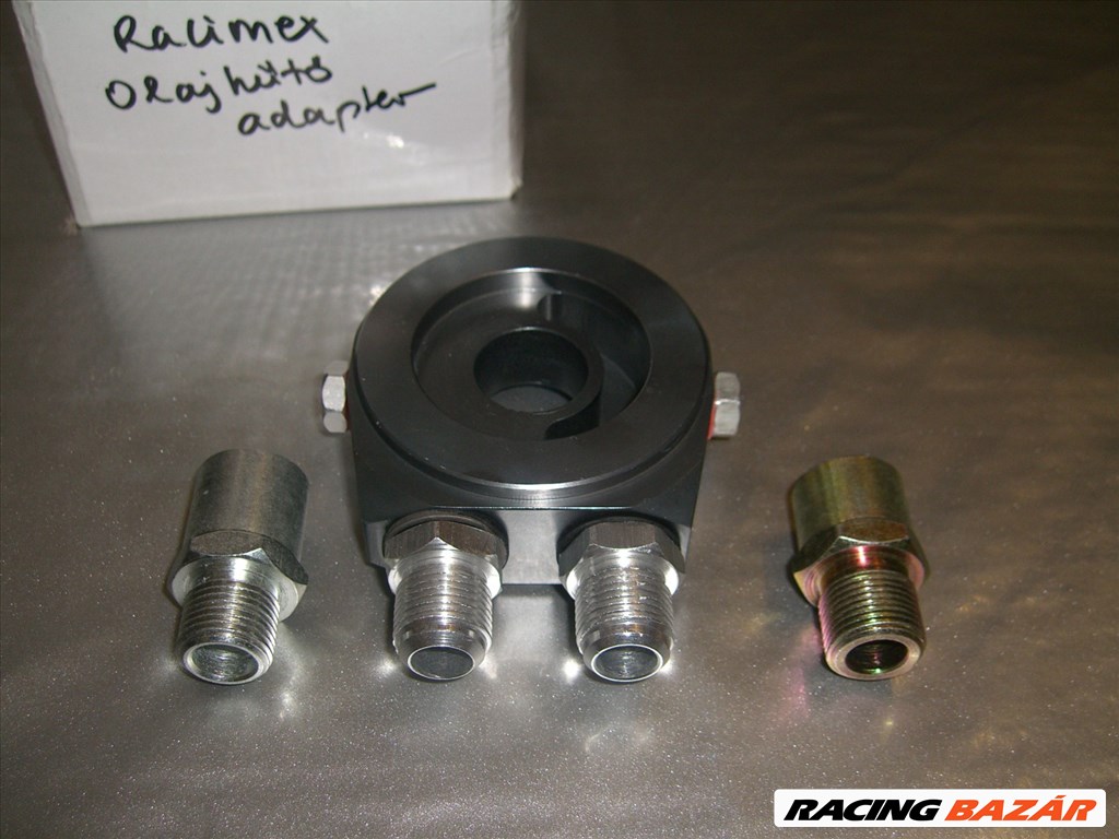 Olajhűtő adapter olajpogácsa M18 Racimex 2. kép